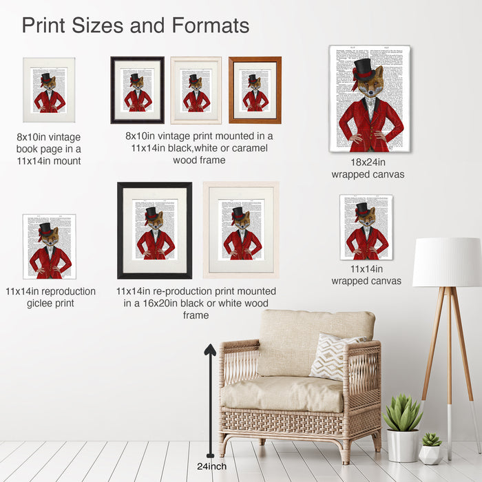 Collection, Crazy Cat Lady Gallery Set 4 Book Prints, Art Print, Canvas Art