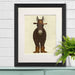 Donkey Cowboy, Animal Art Print, Wall Art | Print 14x11inch