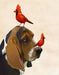Basset Hound and Birds, Dog Art Print, Wall art | FabFunky