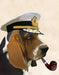Basset Hound Sea Dog, Dog Art Print, Wall art | FabFunky