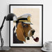 Basset Hound Sea Dog, Dog Art Print, Wall art | Print 14x11inch