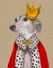 Greyhound Queen, Dog Art Print, Wall art | FabFunky