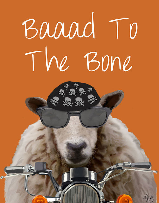 Baaad To the Bone, Animal Art Print, Wall Art | FabFunky