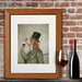 Beagle Wine Snob, Dog Art Print, Wall art | Print 14x11inch