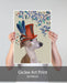 Greyhound Milliners Dog, Dog Art Print, Wall art | Print 18x24inch
