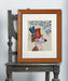 Greyhound Milliners Dog, Dog Art Print, Wall art | Print 14x11inch