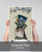 Schnauzer Milliners Dog, Dog Art Print, Wall art | Print 18x24inch