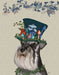 Schnauzer Milliners Dog, Dog Art Print, Wall art | FabFunky