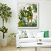 Tropical Giraffe 1, Art Print, Canvas Wall Art | Print 14x11inch