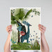 Tropical Giraffe 2, Art Print, Canvas Wall Art | Print 18x24inch