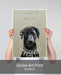 Labrador Black, You Light Up, Dog Art Print, Wall art | Print 18x24inch