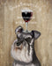 Schnauzer, Dog Au Vin, Dog Art Print, Wall art | FabFunky