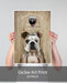 English Bulldog, Dog Au Vin, Dog Art Print, Wall art | Print 18x24inch