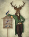 Deer and Bamboo Cage, Full, Art Print | FabFunky