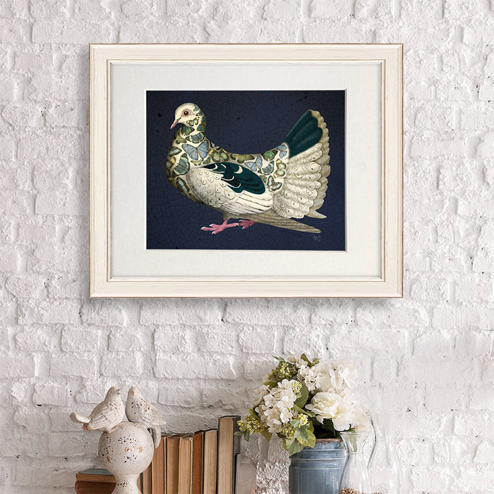 Butterfly Dove, Bird Art Print, Wall Art | Print 14x11inch