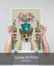 Corgi Milliners Dog, Dog Art Print, Wall art | Print 18x24inch
