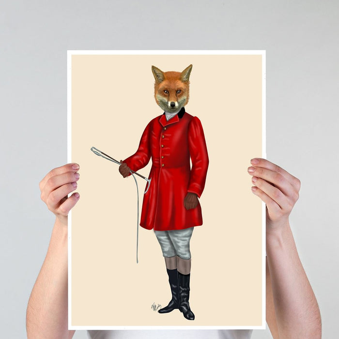 Fox Hunter 3, Full, Art Print, Canvas Wall Art | Canvas 11x14inch