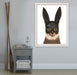 Cat with Bunny Mask, Art Print, Canvas Wall Art | Print 14x11inch