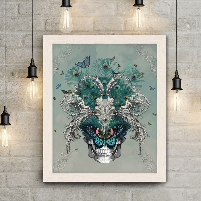 Baroque Skull 1, Limited Edition, Fine Art Print | Ltd Ed Framed Black