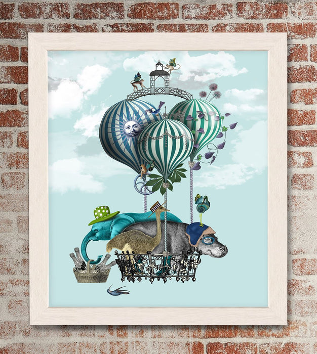Off to the Races, Limited Edition, Fine Art Print | Ltd Ed Framed White