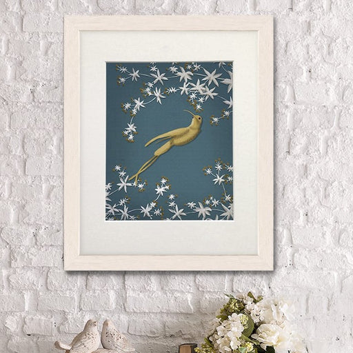 Golden Hummingbird 2, Bird Art Print, Wall Art | Print 14x11inch