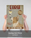 Corgi, Tan, Ice Cream, Dog Art Print, Wall art | Print 18x24inch