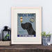 Great Dane, Black, Ice Cream, Dog Art Print, Wall art | Print 14x11inch