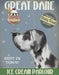 Great Dane, Harlequin, Ice Cream, Dog Art Print, Wall art | FabFunky