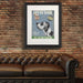 Great Dane, Harlequin, Ice Cream, Dog Art Print, Wall art | Print 14x11inch
