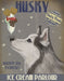 Husky Ice Cream, Dog Art Print, Wall art | FabFunky