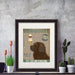Labradoodle, Brown, Ice Cream, Dog Art Print, Wall art | Print 14x11inch