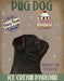 Pug, Black, Ice Cream, Dog Art Print, Wall art | FabFunky