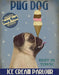 Pug, Fawn, Ice Cream, Dog Art Print, Wall art | FabFunky