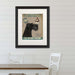 Schnauzer, Black, Ice Cream, Dog Art Print, Wall art | Print 14x11inch