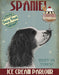 Springer Spaniel, Black and White, Ice Cream, Dog Art Print, Wall art | FabFunky