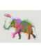 Elephant Rainbow Splash, Art Print, Canvas Wall Art | FabFunky