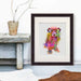 Cocker Spaniel Rainbow Splash, Full, Dog Art Print, Wall art | Print 14x11inch