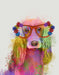 Cocker Spaniel Rainbow Splash, Portrait, Dog Art Print, Wall art | FabFunky