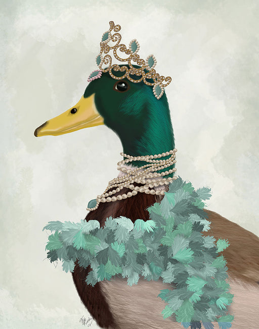 The Right Honourable Lady D, Duck Art Print | FabFunky