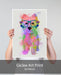 West Highland Terrier Rainbow Splash, Dog Art Print, Wall art | Print 18x24inch