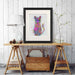 Cat Rainbow Splash 4, Art Print, Canvas Wall Art | Print 14x11inch