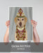 Labrador Yellow and Tiara, Portrait, Dog Art Print, Wall art | Print 18x24inch