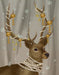 Deer with Gold Bells, Art Print, Canvas Wall Art | FabFunky