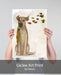 Labrador Yellow Windswept and Interesting, Dog Art Print, Wall art | Print 18x24inch