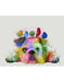 English Bulldog and Birds, Rainbow Splash, Dog Art Print, Wall art | FabFunky