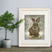 Rabbit and Pearls, Full, Art Print, Canvas Wall Art | Print 14x11inch