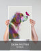 Beagle Rainbow Splash, Dog Art Print, Wall art | Print 18x24inch