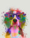 Beagle Rainbow Splash 2, Dog Art Print, Wall art | FabFunky