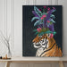 Hot House Tiger 2, Art Print, Canvas Wall Art | Print 14x11inch