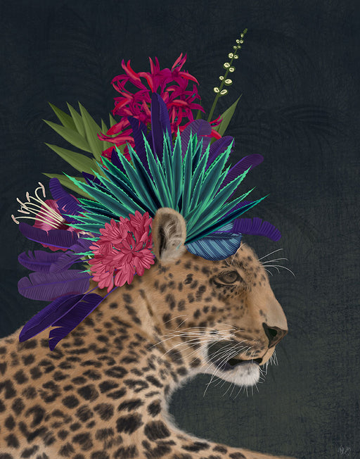 Hot House Leopard 1, Art Print, Canvas Wall Art | FabFunky